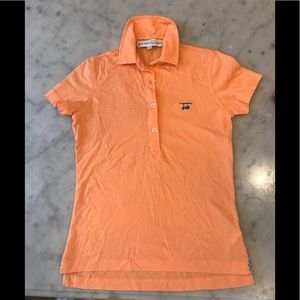 Bald head blues polo shirt